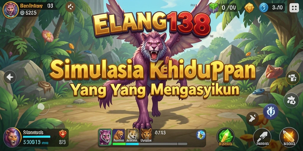 Tangkapan layar gameplay ELANG138 menampilkan interaksi karakter dalam simulasi.