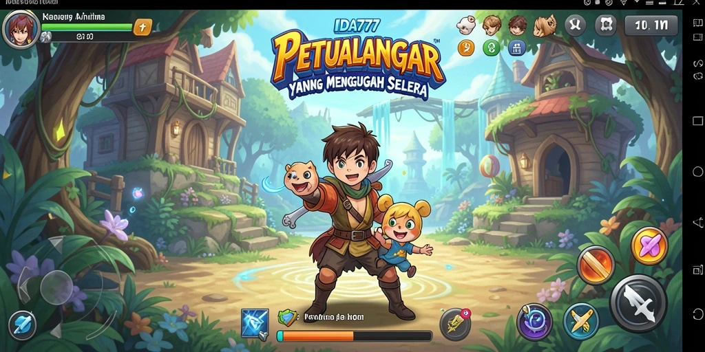 Screenshot gameplay IDA777 menampilkan aksi karakter Anime yang dinamis.