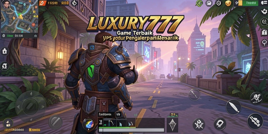 Tangkapan layar dari gameplay LUXURY777 yang menunjukkan aksi mendebarkan.