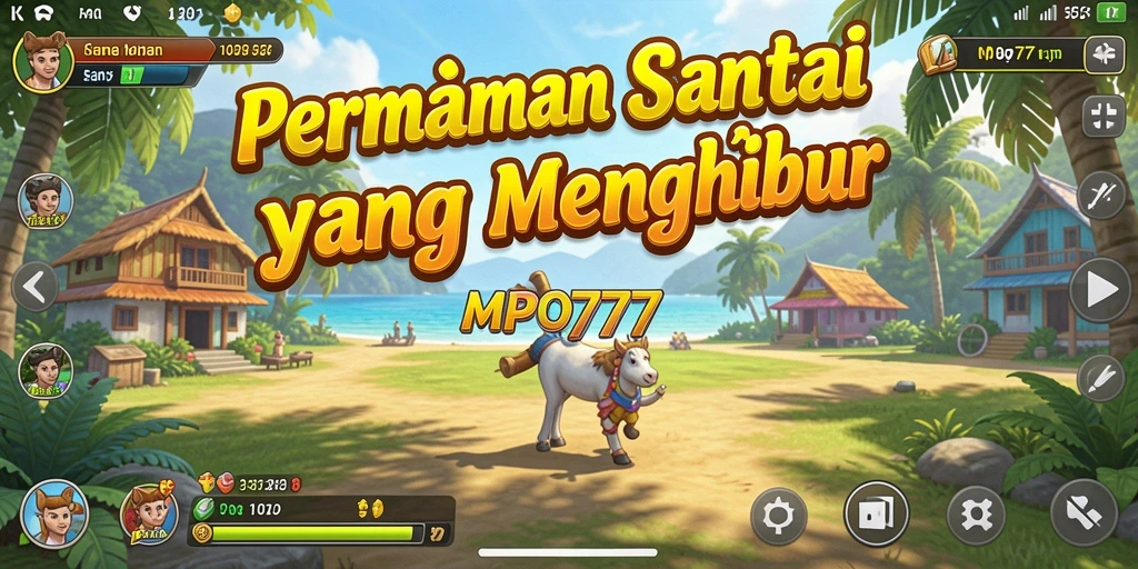 Tampilan gameplay MPO777 yang menyenangkan dan penuh warna.