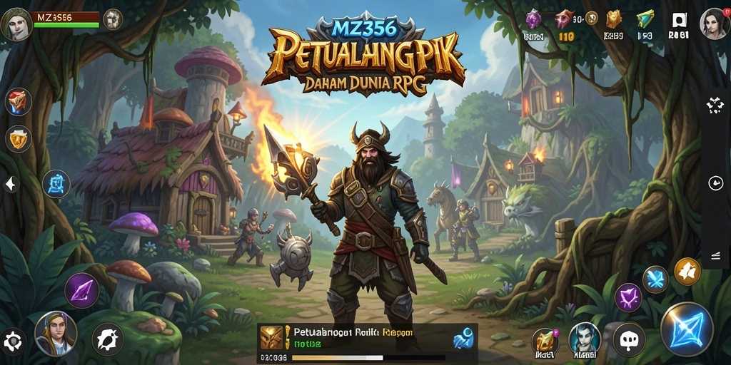 Tampilan gameplay RPG yang menarik dan mendebarkan di MZ356.