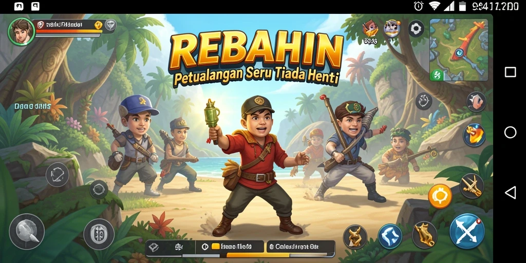 Screenshot utama REBAHIN menampilkan aksi dan petualangan yang mendebarkan.