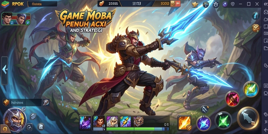 Gameplay seru RPOK yang penuh strategi dan aksi.