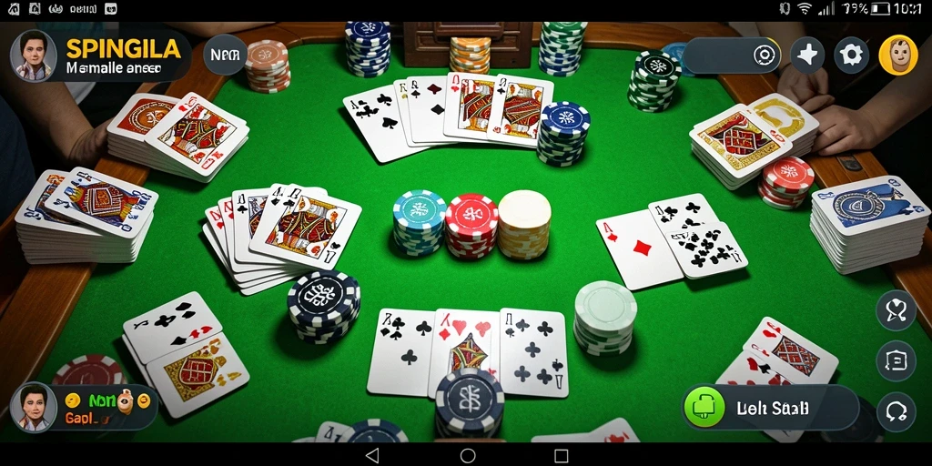 Tampilan gameplay SPINGILA yang penuh aksi dan seru.