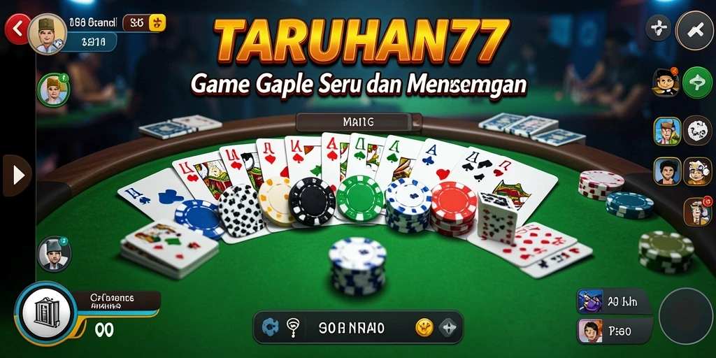 Tampilan keseruan gameplay TARUHAN77 yang memikat.