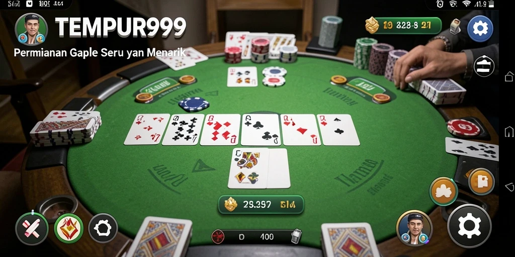 Tampilan antarmuka game GAPLE di TEMPUR99 yang menarik.
